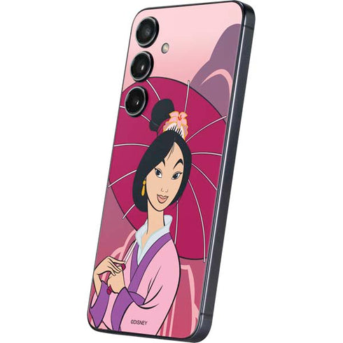 Disney Mulan with Umbrella Galaxy S25 Skin